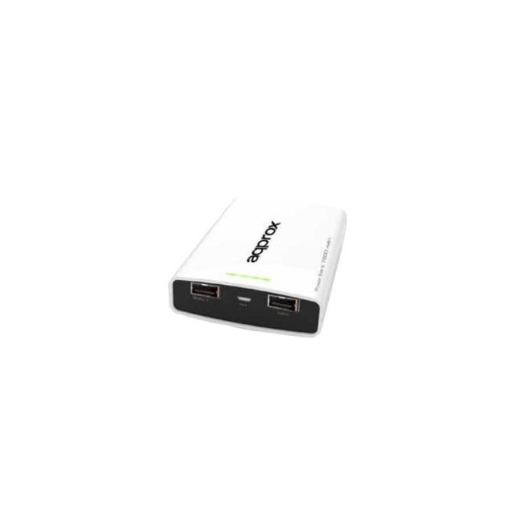 Approx - appPB78EVW 7800 mAh Negro, Blanco