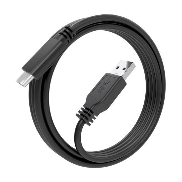 AISENS - Cable USB 3.1 Gen2 10Gbps 3A, Tipo USB-C/M-A/M, Negro, 2.0m