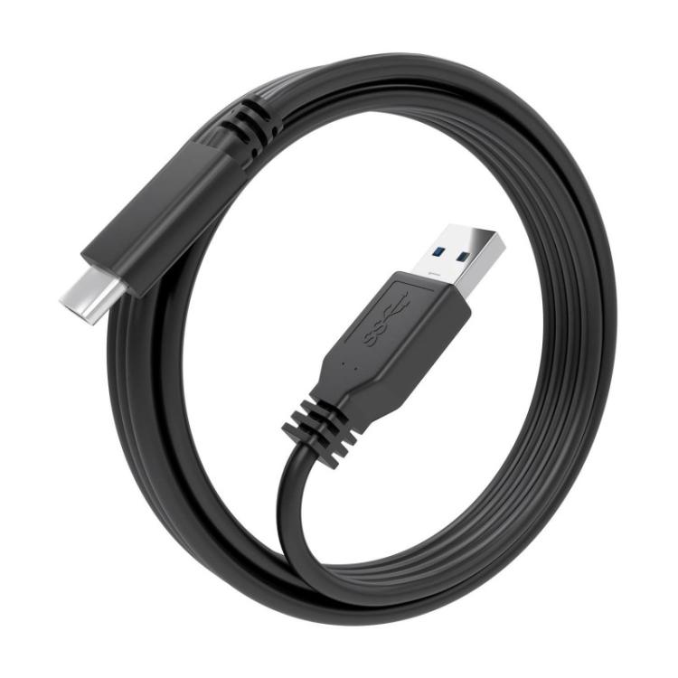 AISENS - Cable USB 3.1 Gen2 10Gbps 3A, Tipo USB-C/M-A/M, Negro, 2.0m