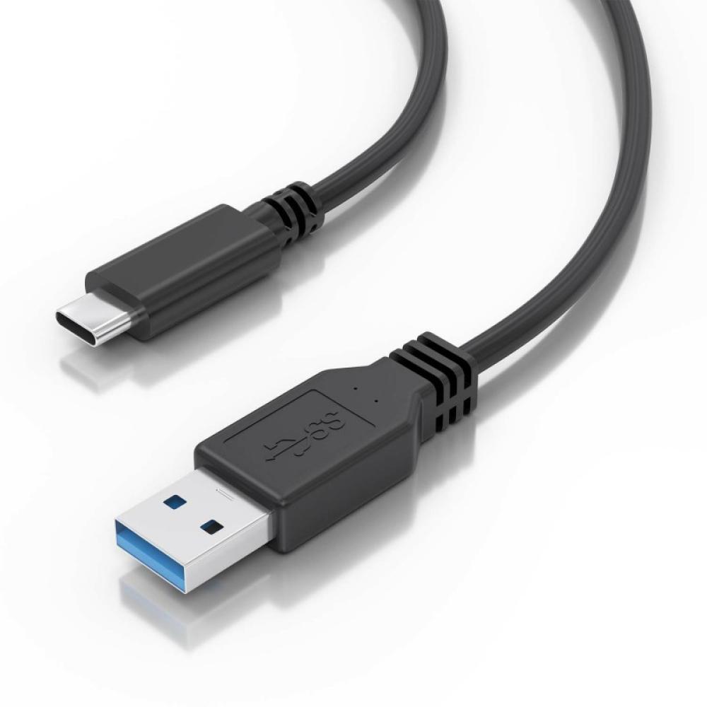 AISENS - Cable USB 3.1 Gen2 10Gbps 3A, Tipo USB-C/M-A/M, Negro, 2.0m