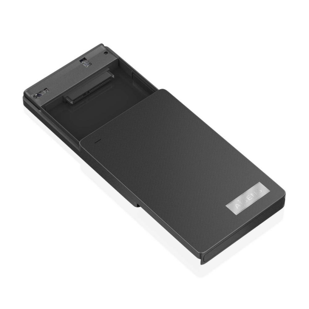 AISENS - Caja Externa 2,5? 9.5mm SATA a USB-C USB3.1 Gen1, Negra