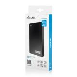AISENS - Caja Externa 2,5? 9.5mm SATA a USB-C USB3.1 Gen1, Negra