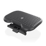 AISENS - Reposapiés inclinable y altura ajustable, Negro