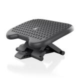 AISENS - Reposapiés inclinable y altura ajustable, Negro