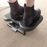 AISENS - Reposapiés inclinable y altura ajustable, Negro