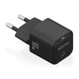 AISENS - Cargador Gan 30W, 1xUSB-C PD3.0 QD4.0, Negro - ASCH-30W1P019-BK