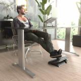 AISENS - Reposapiés inclinable, Negro