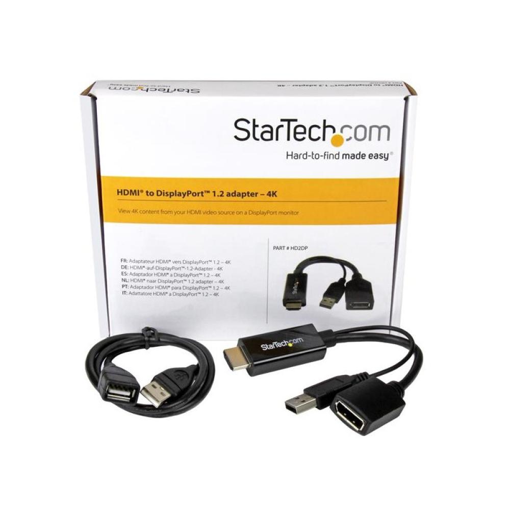 StarTech.com - Conversor HDMI a DisplayPort - 4K