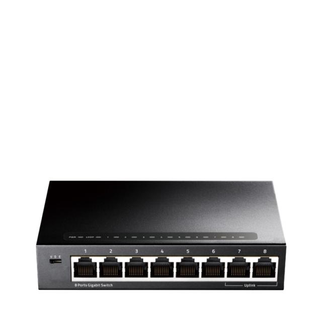 Cudy - GS108 switch Gigabit Ethernet (10/100/1000) Negro