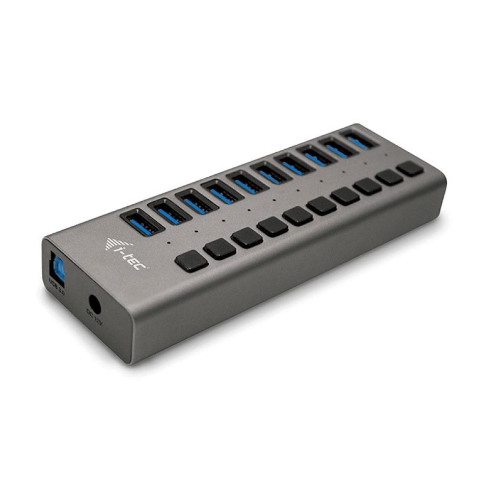 i-tec - USB 3.0 Charging HUB 10 port + Power Adapter 48 W