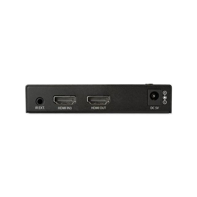 StarTech.com - Switch Conmutador de Vídeo HDMI de 4 Puertos - 3x HDMI y 1x DisplayPort - 4K 60Hz