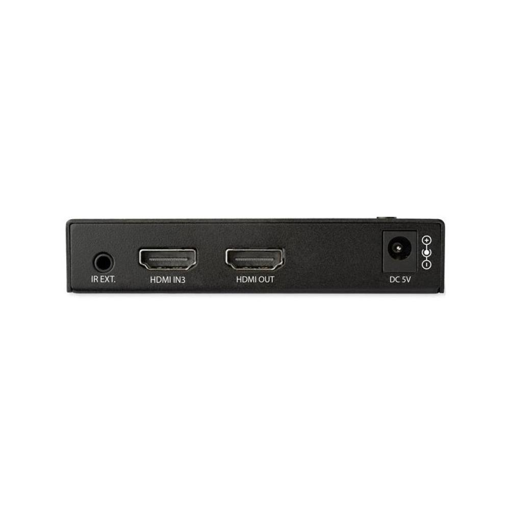 StarTech.com - Switch Conmutador de Vídeo HDMI de 4 Puertos - 3x HDMI y 1x DisplayPort - 4K 60Hz