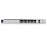 Ubiquiti - UniFi 24-Port PoE Gestionado L2/L3 Gigabit Ethernet (10/100/1000) Energía sobre Ethernet (PoE) 1U Plata