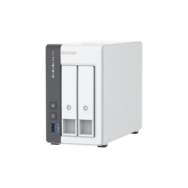 QNAP - TS-216G servidor de almacenamiento NAS Torre Cortex-A Cortex-A55 4 GB Unidad de disco duro Blanco