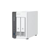 QNAP - TS-216G servidor de almacenamiento NAS Torre Cortex-A Cortex-A55 4 GB Unidad de disco duro Blanco