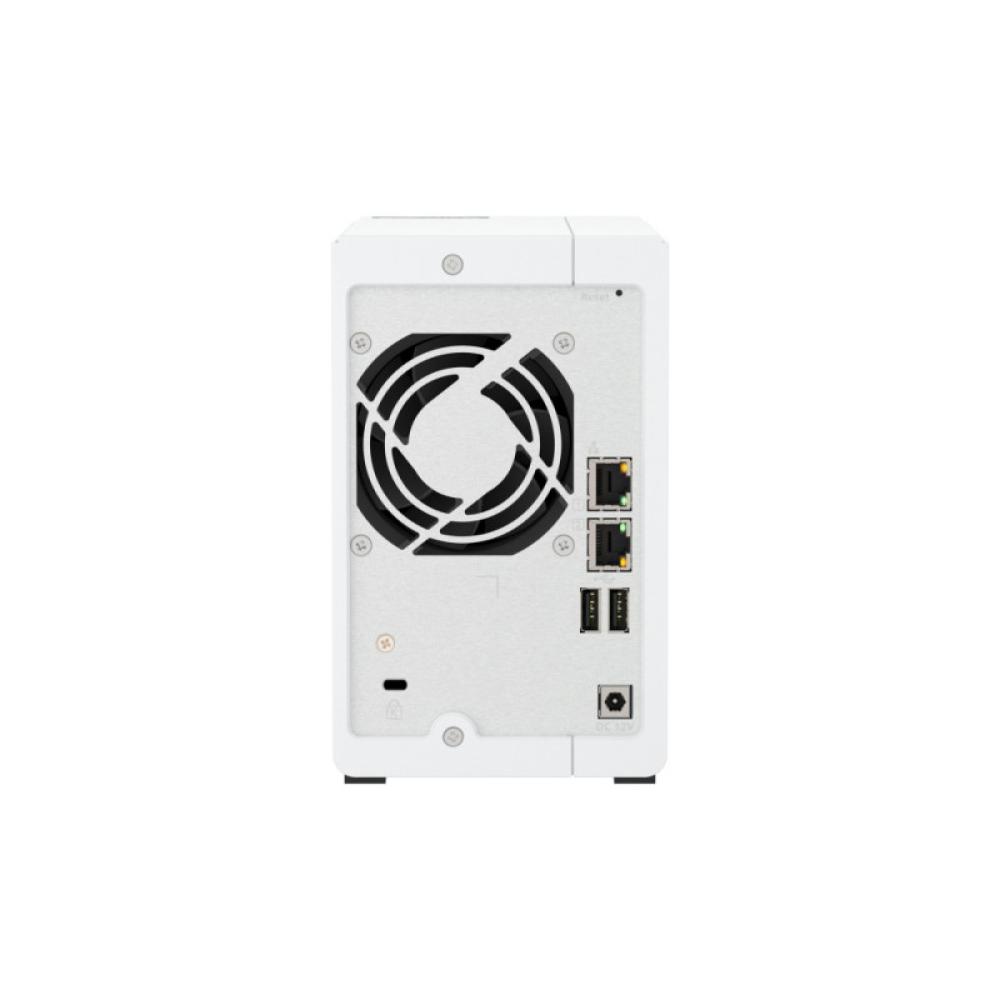 QNAP - TS-216G servidor de almacenamiento NAS Torre Cortex-A Cortex-A55 4 GB Unidad de disco duro Blanco