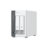 QNAP - TS-216G servidor de almacenamiento NAS Torre Cortex-A Cortex-A55 4 GB Unidad de disco duro Blanco