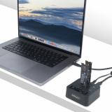 StarTech.com - Dock Duplicador Clonador Autónomo 1:1 de Unidad SSD NVMe M.2 - 90GBpm - USB-C 3.2 de 20Gbps - Docking Station USB