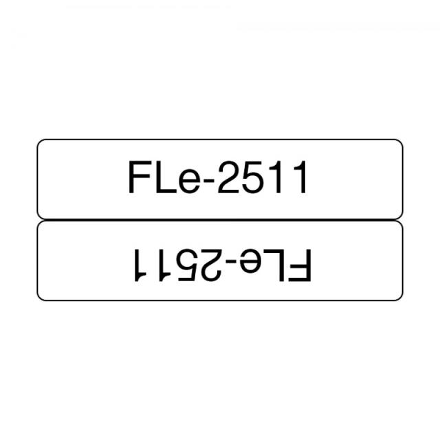 Brother - FLE2511 cinta para impresora de etiquetas Negro sobre blanco