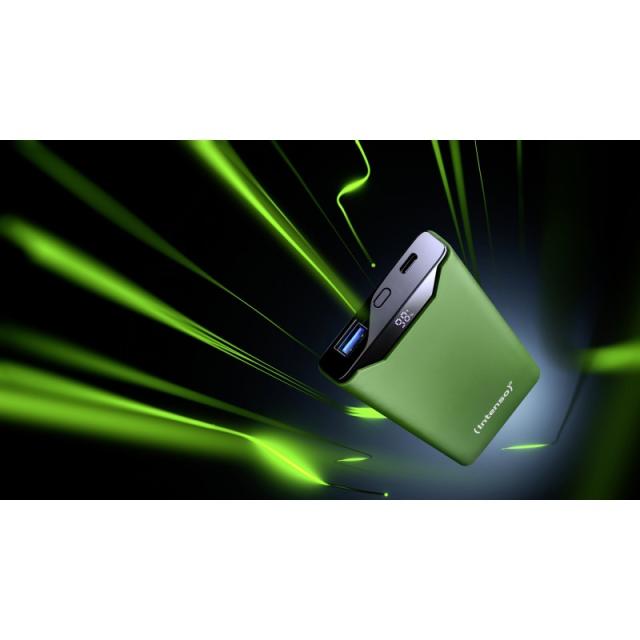 Intenso - 7332037 batería externa Polímero de litio 10000 mAh Verde