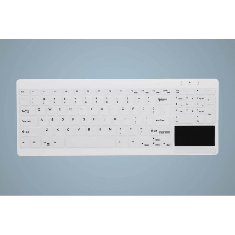 Contour Design - Active Key AK-C7412F teclado Universal USB Blanco