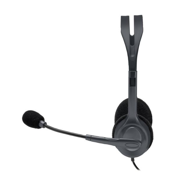 Logitech - 981-000593 auricular y casco Auriculares Alámbrico Diadema Oficina/Centro de llamadas Negro