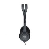 Logitech - 981-000593 auricular y casco Auriculares Alámbrico Diadema Oficina/Centro de llamadas Negro