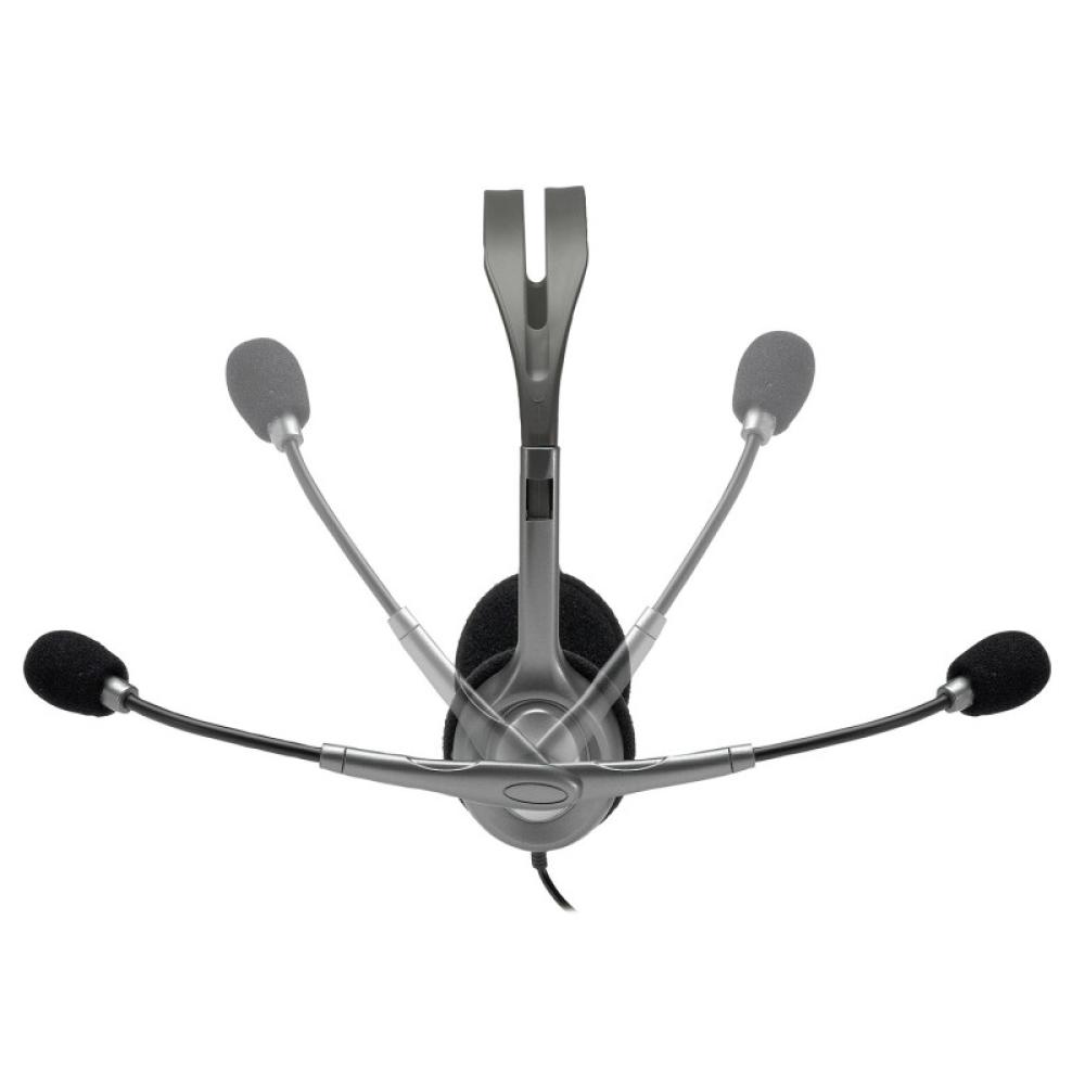 Logitech - 981-000593 auricular y casco Auriculares Alámbrico Diadema Oficina/Centro de llamadas Negro