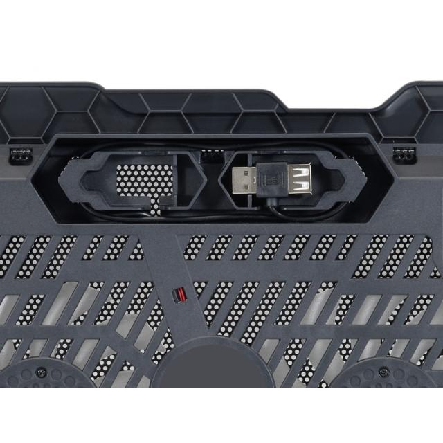 Conceptronic - THANA01B almohadilla fría 39,6 cm (15.6") Negro