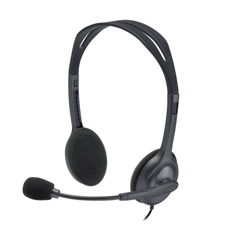Logitech - 981-000593 auricular y casco Auriculares Alámbrico Diadema Oficina/Centro de llamadas Negro
