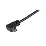 StarTech.com - Cable de 1m Micro USB con conector acodado a la derecha - Cable de Carga y Sincronización