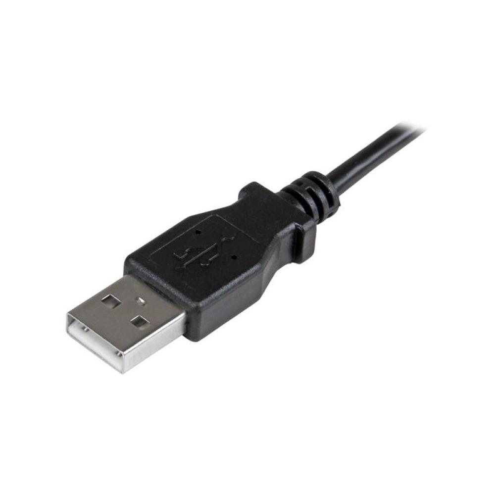 StarTech.com - Cable de 1m Micro USB con conector acodado a la derecha - Cable de Carga y Sincronización