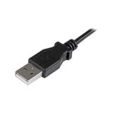 StarTech.com - Cable de 1m Micro USB con conector acodado a la derecha - Cable de Carga y Sincronización