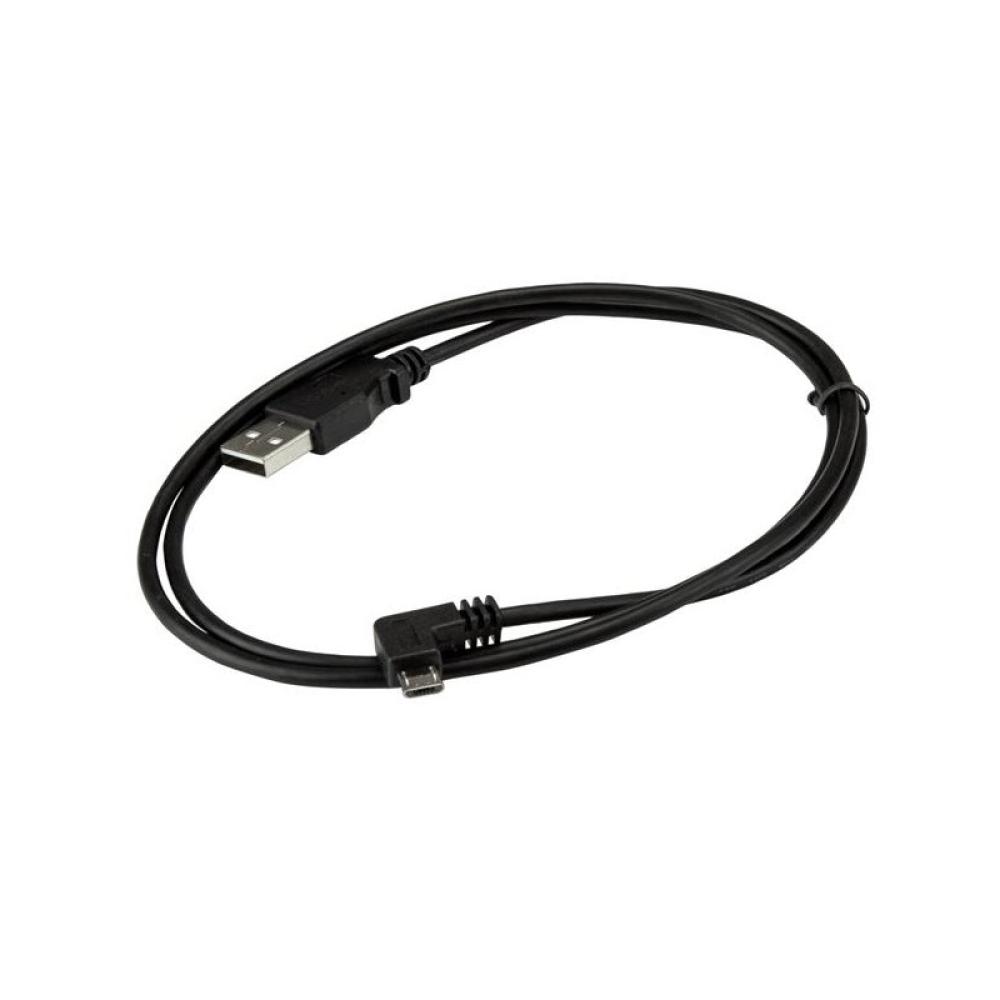 StarTech.com - Cable de 1m Micro USB con conector acodado a la derecha - Cable de Carga y Sincronización