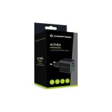 Conceptronic - ALTHEA15B cargador de dispositivo móvil Universal Negro Corriente alterna Carga rápida Interior