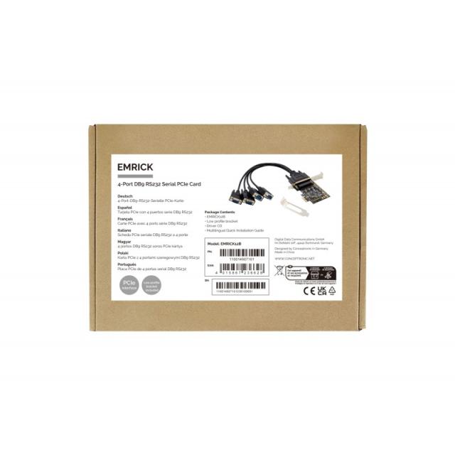 Conceptronic - EMRICK12B tarjeta y adaptador de interfaz Interno RS-232