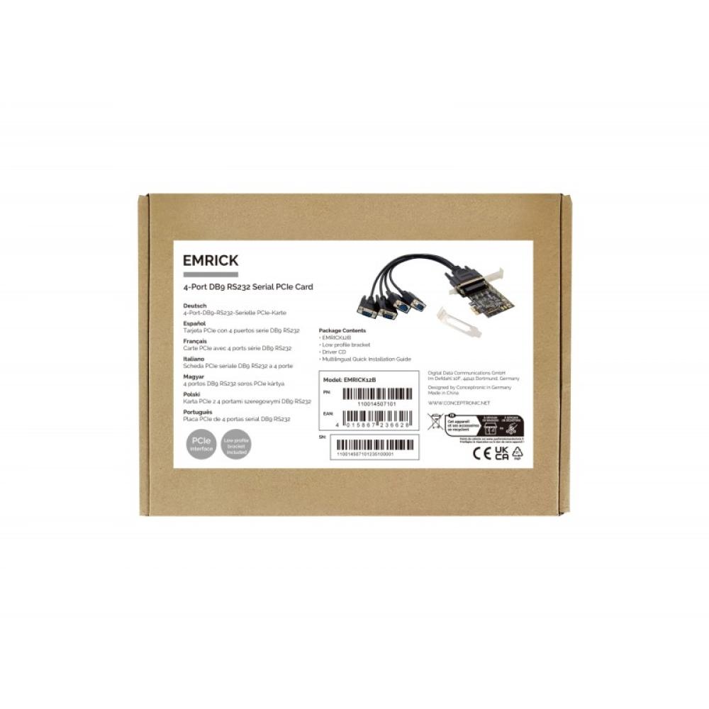 Conceptronic - EMRICK12B tarjeta y adaptador de interfaz Interno RS-232