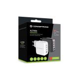 Conceptronic - ALTHEA18W cargador de dispositivo móvil Universal Blanco Corriente alterna Carga rápida Interior