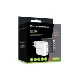 Conceptronic - ALTHEA18B cargador de dispositivo móvil Universal Negro Corriente alterna Carga rápida Interior