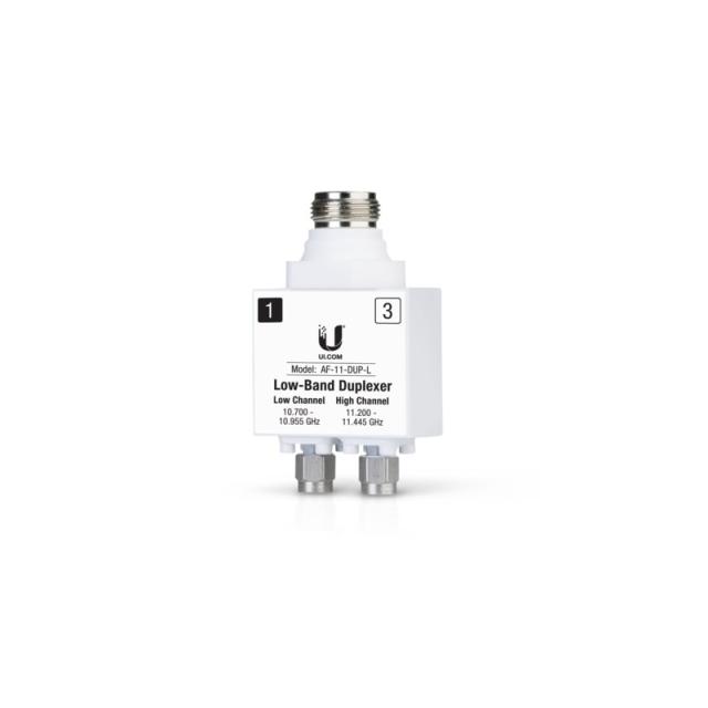 Ubiquiti - AF-11-DUP-L adaptador de fibra óptica 1 pieza(s) Plata, Blanco