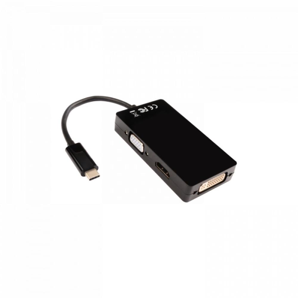 V7 - V7UC-VGADVIHDMI-BLK Adaptador gráfico USB 3840 x 2160 Pixeles Negro