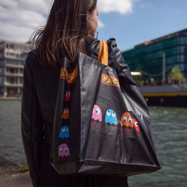 Konix - KX PACMAN SHOPPING BAG BLACK Negro Bolso grande