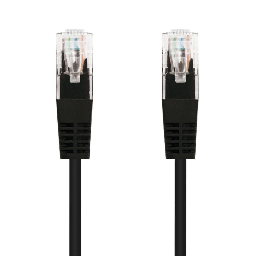 Nanocable - 10.20.0401-BK cable de red Negro 1 m Cat6e U/UTP (UTP)