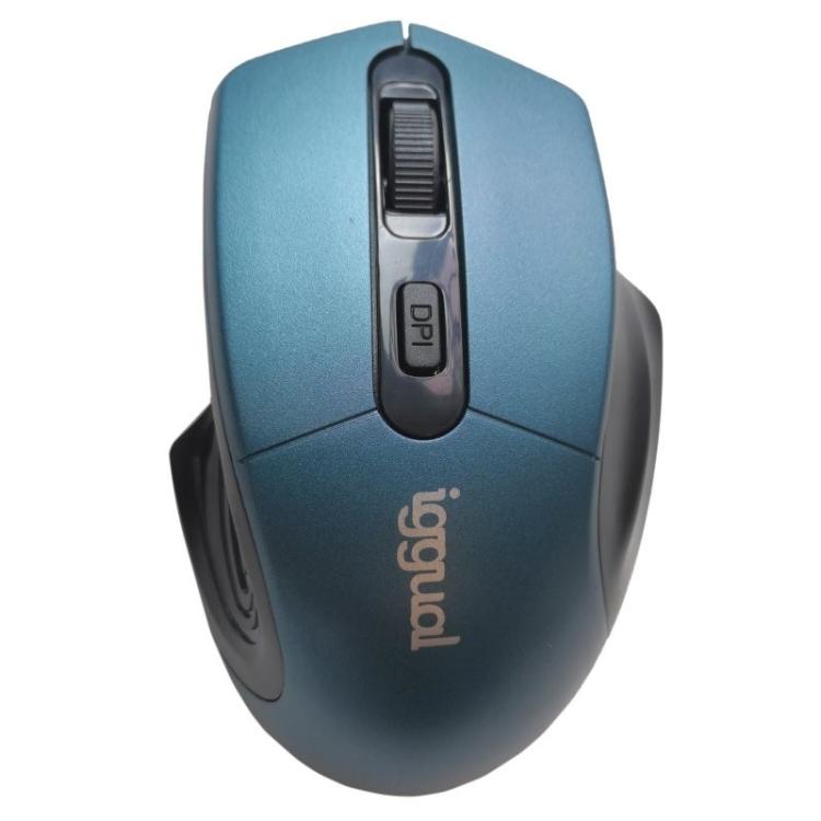 iggual - Ratón inalámbrico ERGONOMIC-L-1600DPI azul