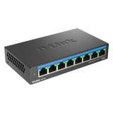 D-Link - DMS-108 No administrado L2 2.5G Ethernet (100/1000/2500) Negro