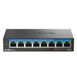 D-Link - DMS-108 No administrado L2 2.5G Ethernet (100/1000/2500) Negro