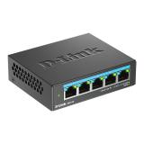 D-Link - DMS-105 No administrado L2 2.5G Ethernet (100/1000/2500) Negro
