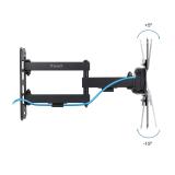 TooQ - Soporte de Pared para Pantallas 13"-43", Negro - LP1345TN-B