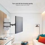 TooQ - Soporte de Pared para Pantallas 13"-43", Negro - LP1345TN-B