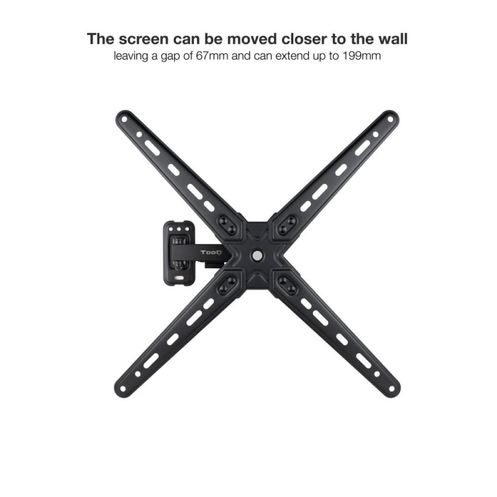 TooQ - LP1355TN-B soporte para TV 139,7 cm (55") Negro